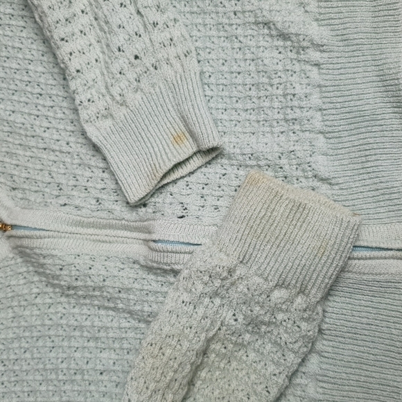 St John Blended Wool Knitted Crewneck Cardigan - Picture 7 of 9